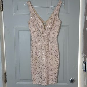 Rosary pink mini dress